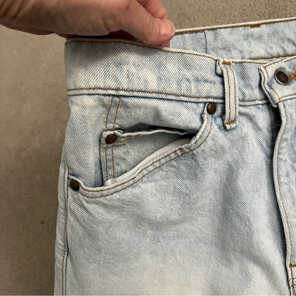 Vintage 1989 Levi’s 550 Silver Tab Relaxed Fit Jeans Light Wash 0708 / USA - Picture 4 of 16